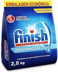 Finish Power Powder Advanced Detergente para Lava Louças em Pó 2,5kg