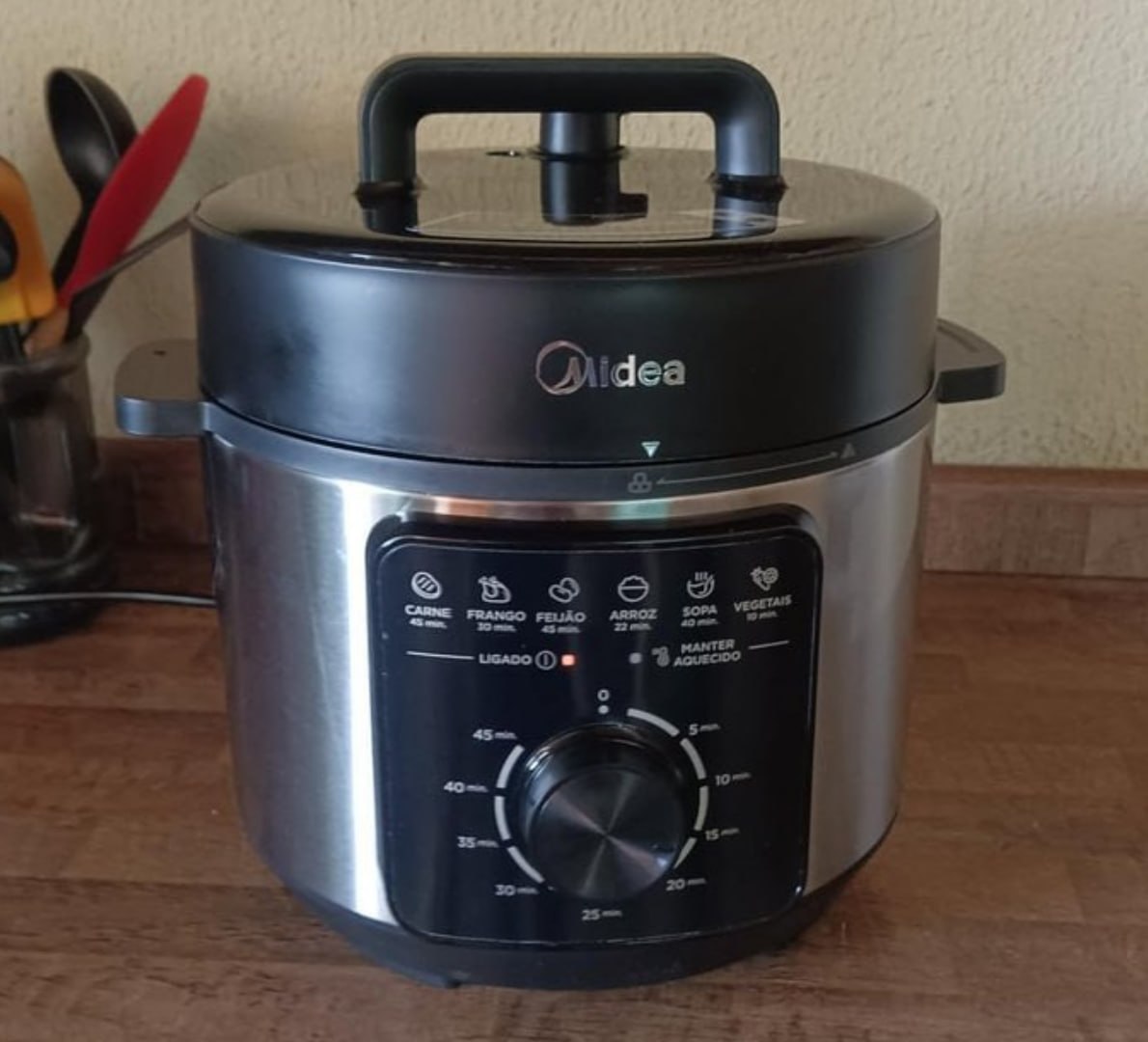 ✅ MIDEA PANELA DE PRESSÃO MECÂNICA 4L PRA NAO DAR BANDEIRA