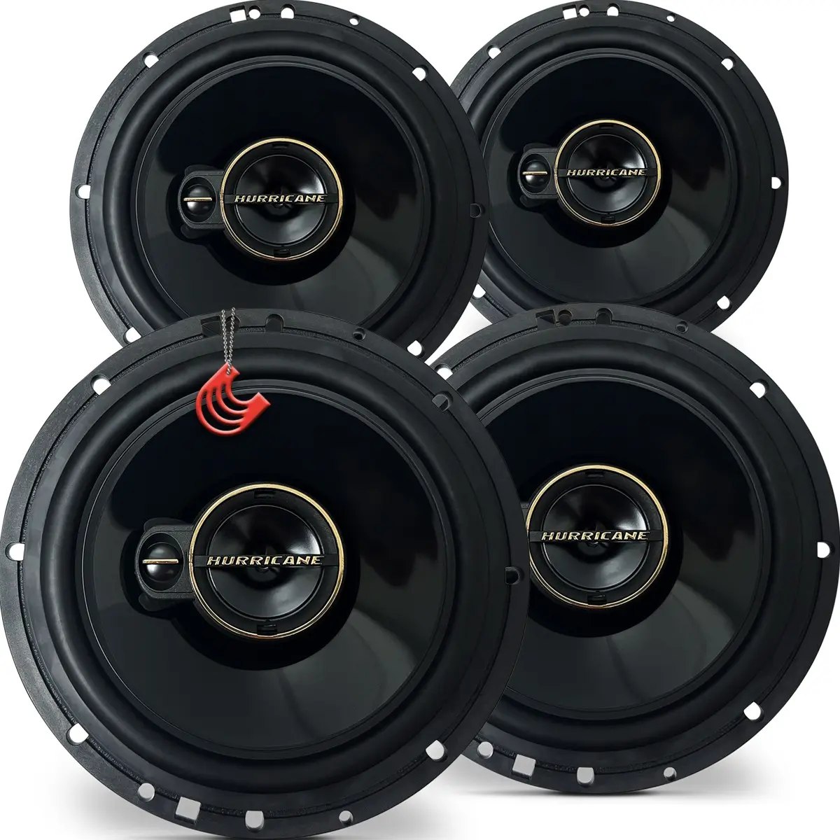 🔥 Kit 4 Alto Falante Som Automotivo Porta Dianteira E Traseira