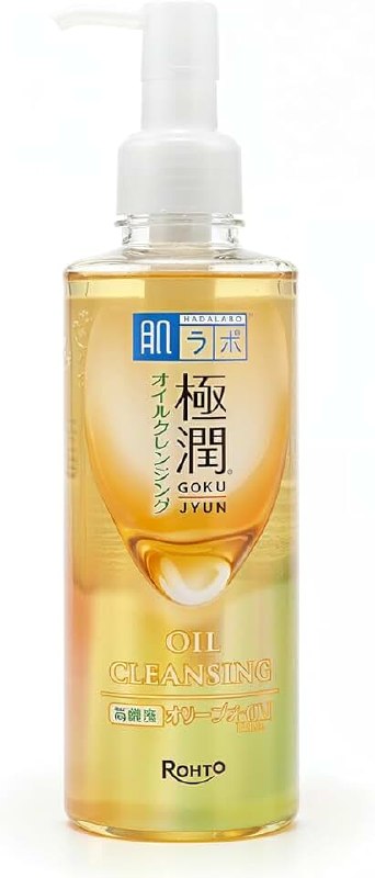 🛍️ Hada Labo® Gokujyun Oil Cleasing - Óleo de limpeza facial demaquilante com Ácido Hialu