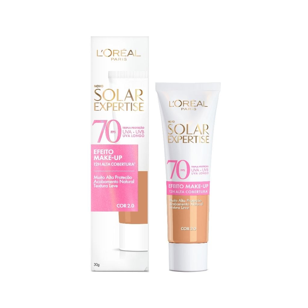 - Protetor Solar Facial L'Oréal Paris Solar Expertise Efeito Make-Up FPS 70 - 30g