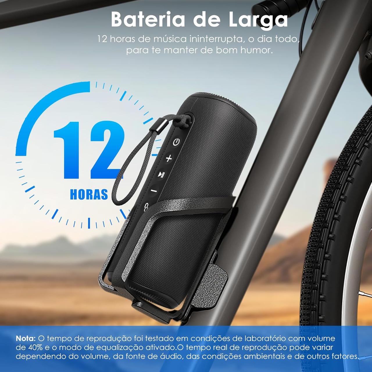 SOM POTENTE E RESISTENTE À ÁGUA