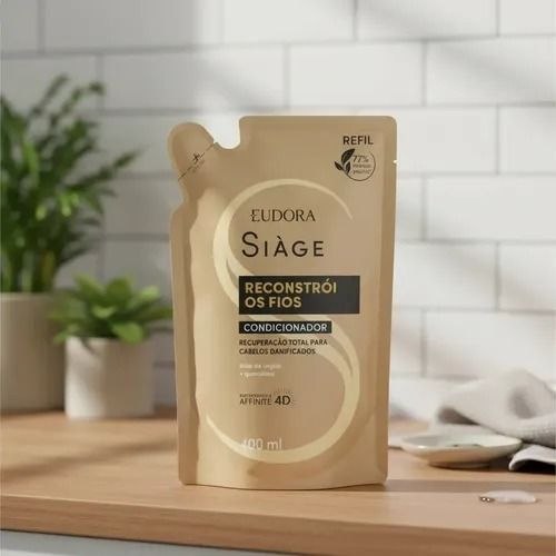 SIAGE CONDICIONADOR RECONSTROI OS FIOS 400ML REFIL