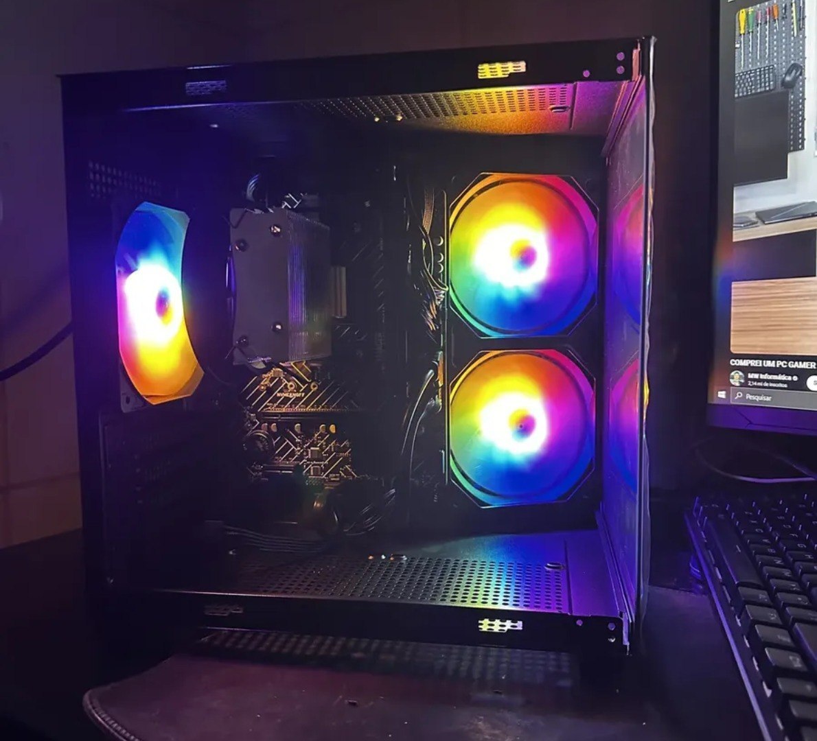 COM ESSE GABINETE, ATÉ O SETUP DA NASA VAI FICAR COM INVEJA!