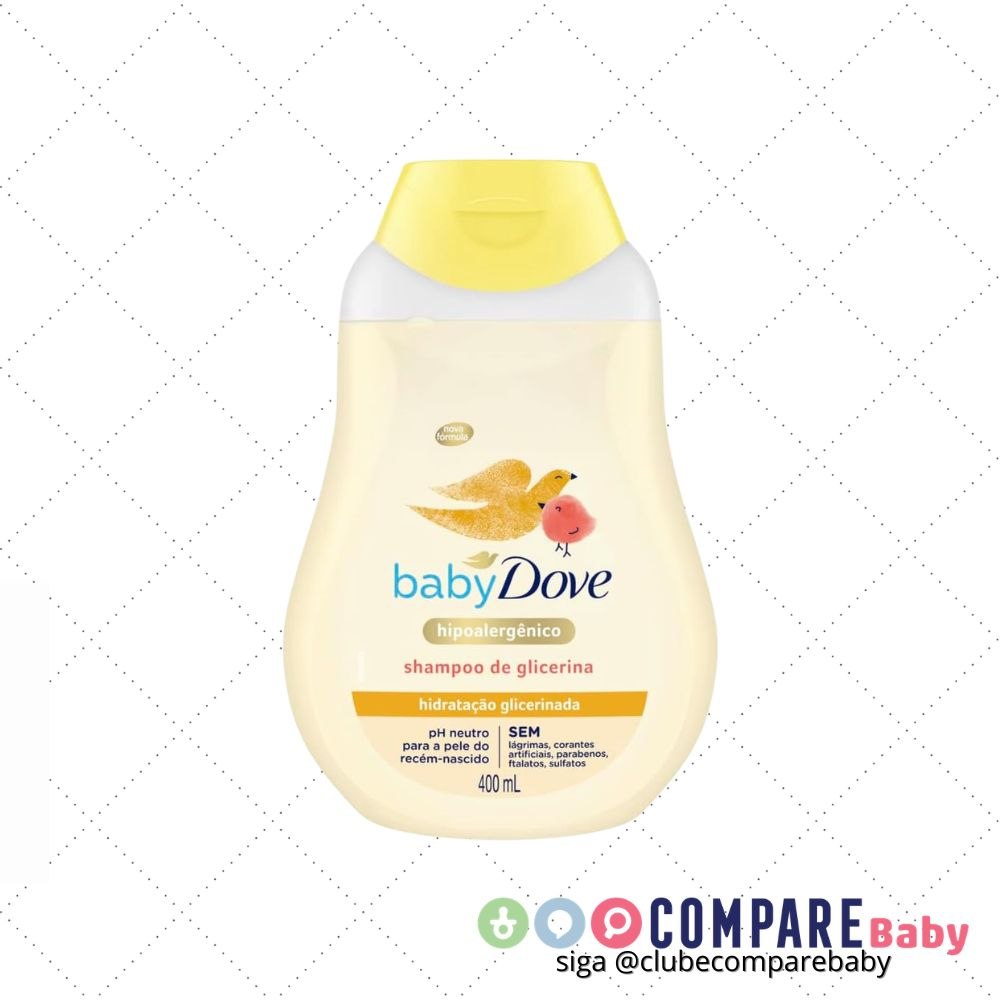 😍 Shampoo Hidratação Glicerinada Dove Baby Frasco 400ml