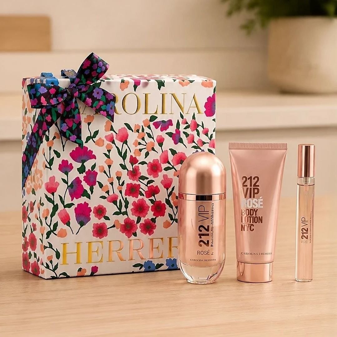 Kit Carolina Herrera Feminino 212 Vip Rosé