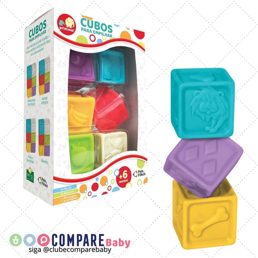 😍 Cubos Para Empilhar, Pais & Filhos