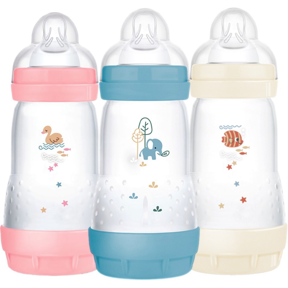 🛍️ Mamadeira MAM Anticólica Easy Start 260ml +2 Meses Fluxo Médio - 1 unidade