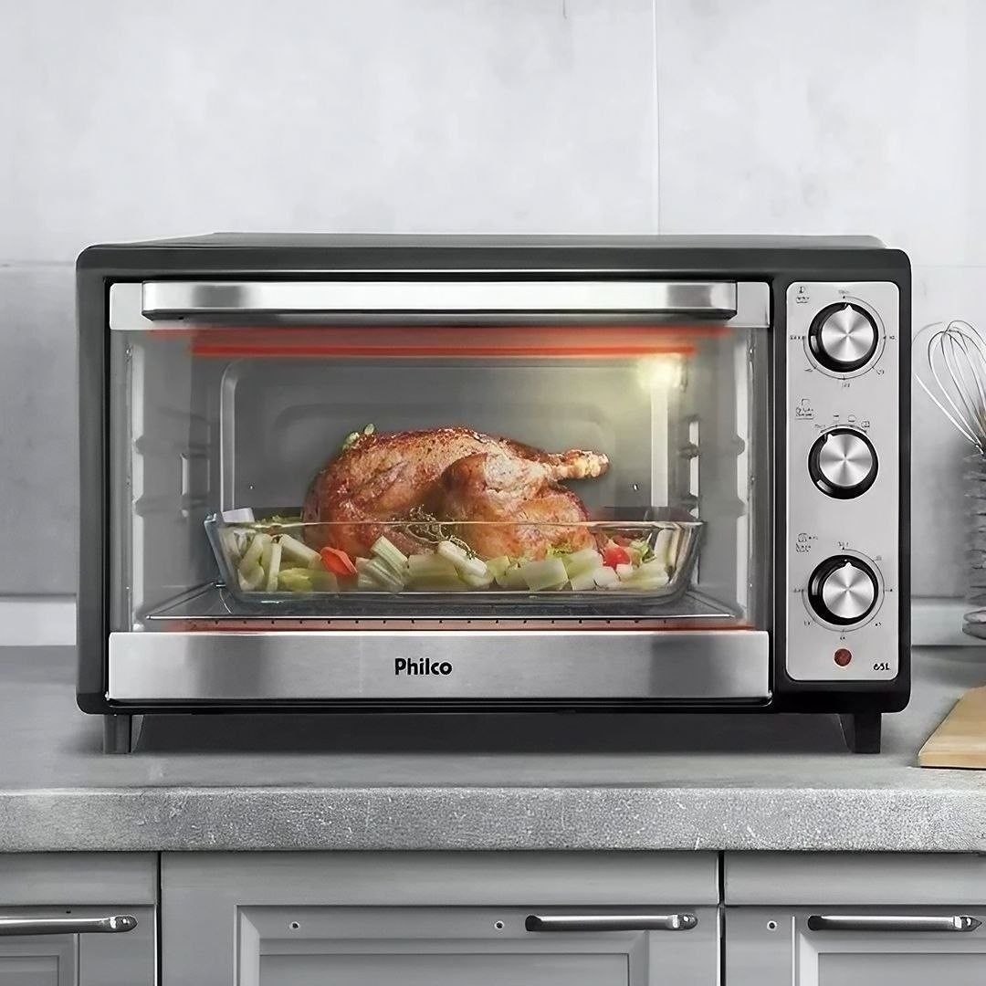 Forno Elétrico Philco 65L Dupla Resistência PFE65 127V
